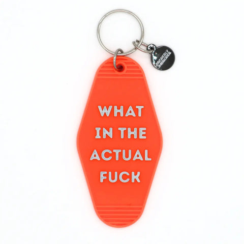 Hot Stamped Motel Keychain